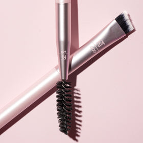 Real Techniques applying pomade for defined, long-lasting brow shape