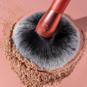 Real Techniques brush cleaning setup shows easy maintenance for longer tool life