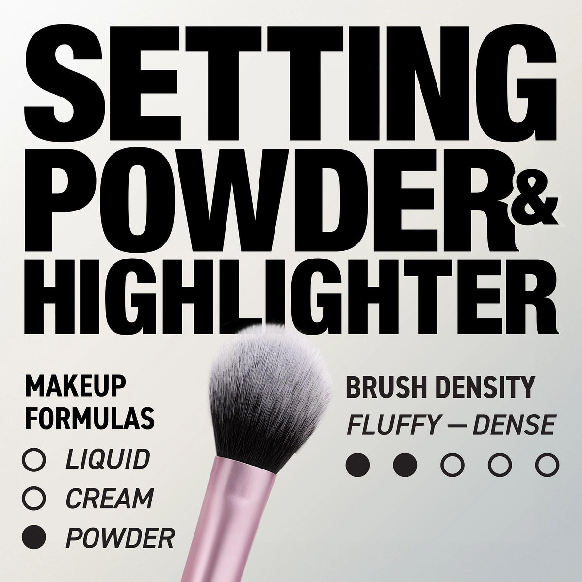 Real Techniques close-up of UltraPlush synthetic bristles illustrating soft texture and smooth blending