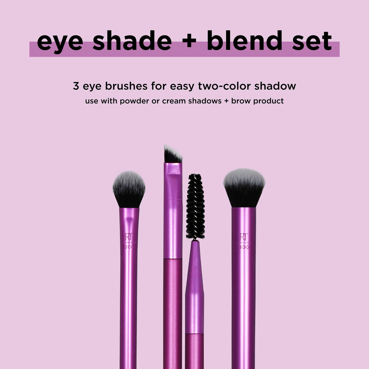Real Techniques close-up of ultra-plush synthetic bristles for smooth blending