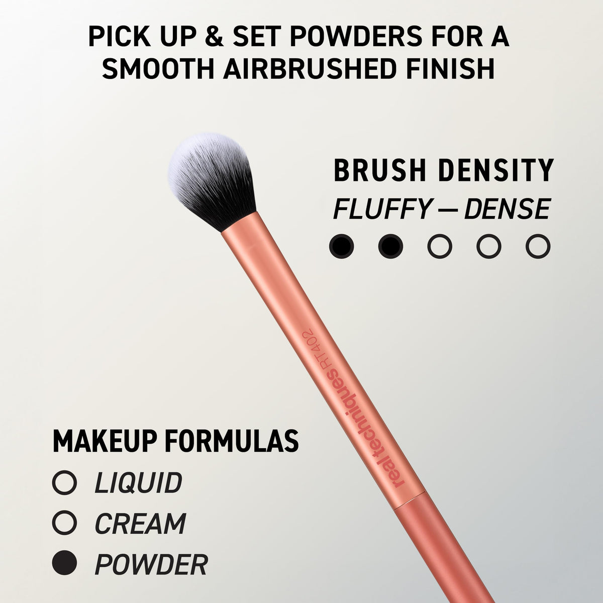 Real Techniques brushes tucked inside travel pouch for compact on-the-go routine