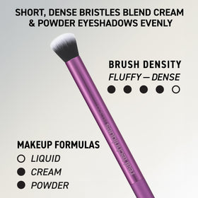 Real Techniques brushes stored in travel pouch for compact, on-the-go makeup