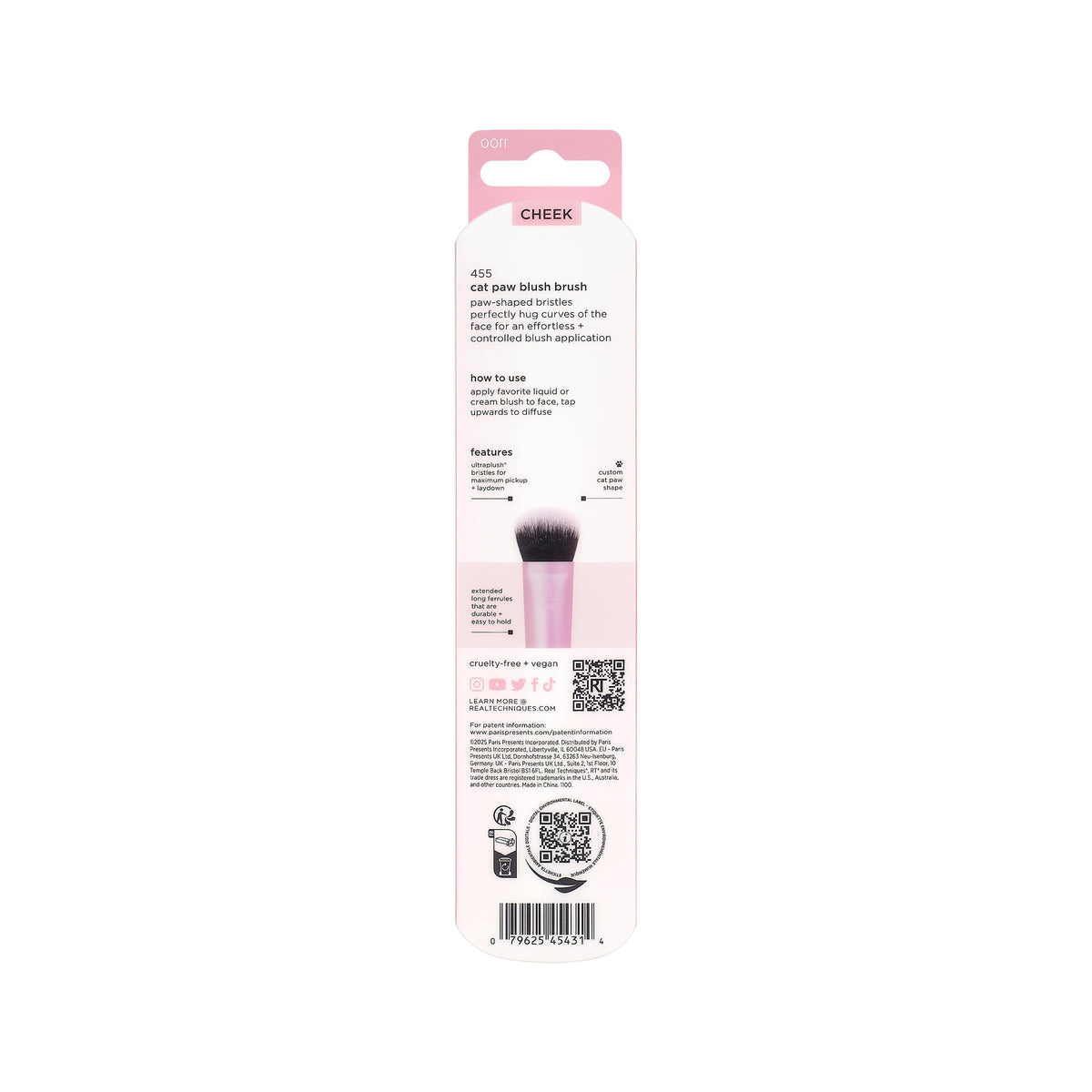 Real Techniques Cat Paw with packaging in a vanity scene for everyday makeup routines