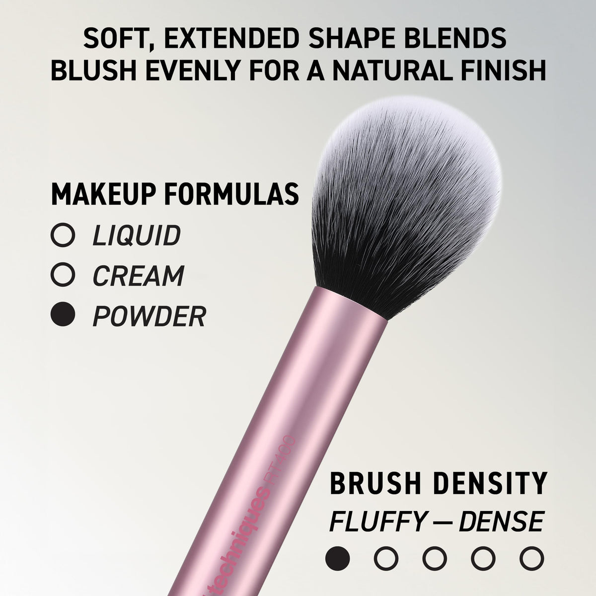 Real Techniques Deluxe Crease Brush in use blending eyeshadow for seamless edges