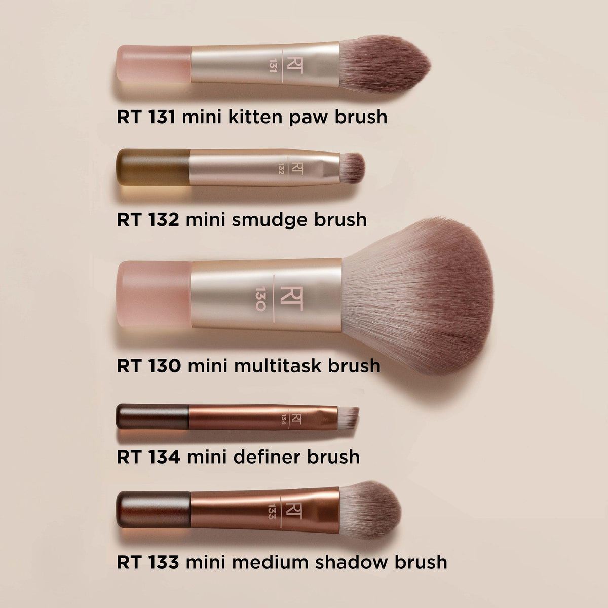 Real Techniques close-up of UltraPlush bristles showing soft texture for even application