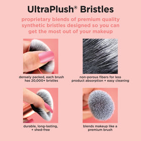 Real Techniques RT 449 packaging flatlay showing brush presentation and product info
