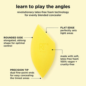Real Techniques tapered tip detail for precise application benefit