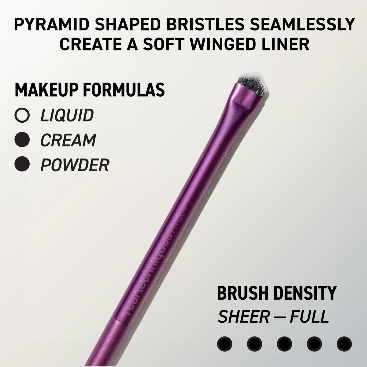Real Techniques brushes and puff applying liquid foundation for even, streak-free finish