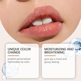 REATIFUL texture close-up of creamy formula, shows moisturizing glossy finish