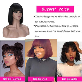 Rebasar packaging with wig cap and small gift included for ready-to-wear convenience