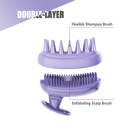 Rebex inner firm bristles detail for effective exfoliation and buildup removal