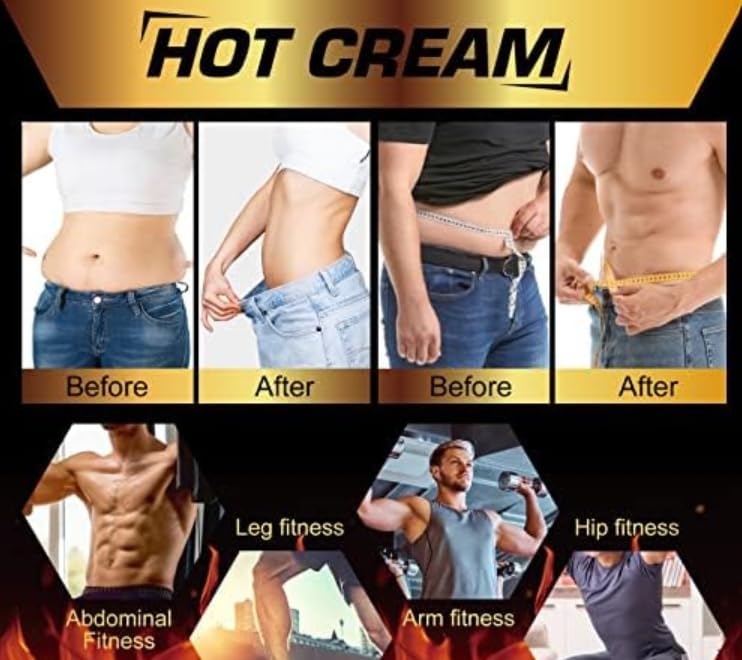 REBODUM applied to abdomen before workout to increase targeted sweat
