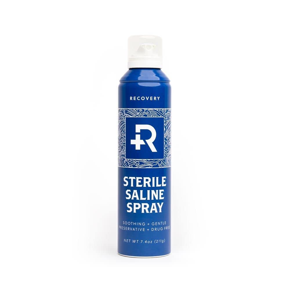 Recovery Aftercare front can showing 7.4 oz and product benefit of gentle cleaning