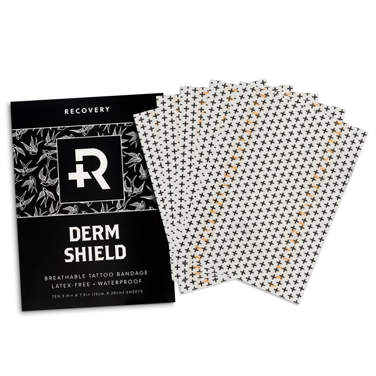 Recovery Aftercare front packaging showing 10-pack and matte film benefit