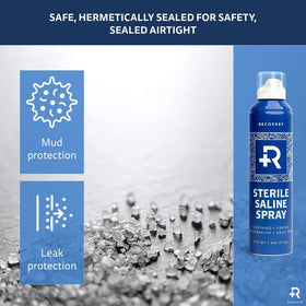 Recovery Aftercare sealed aluminum can emphasizing airtight protection and purity