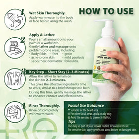 Back label close-up of Recuren Plus listing botanical extracts and sulfate-free formula