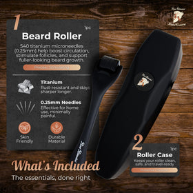 red-blooded derma roller rolling along jawline demonstrating targeted application benefit