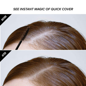 RED by KISS applied along root line demonstrating quick concealment benefit