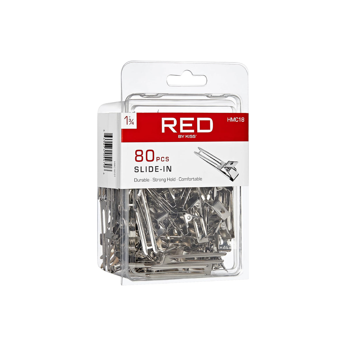 Red by Kiss clip securing hair during twist styling, steady hands-free hold