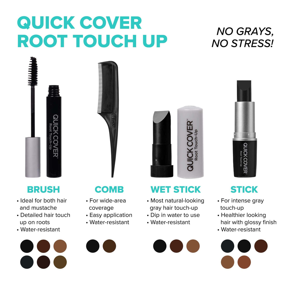 RED by KISS size comparison next to lipstick showing portable travel-ready convenience