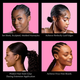 Red by Kiss strips laid side-by-side to show 2.5 and 3.5 inch lengths and fit