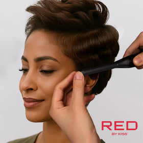 Red by Kiss temperature control and fast heat-up indicator for quick styling readiness