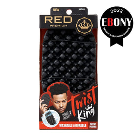Red by Kiss ergonomic handle close-up for comfortable styling
