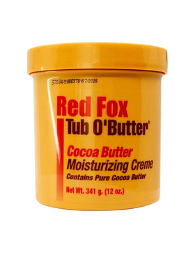 Red Fox cocoa butter texture close-up illustrating rich moisturizing effect