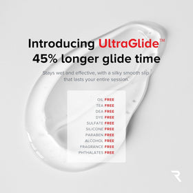 RED Medical gel used with facial device illustrating enhanced conductivity and comfort