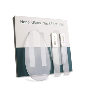 RedFlow front packaging showing two hand files and one foot file, convenient kit
