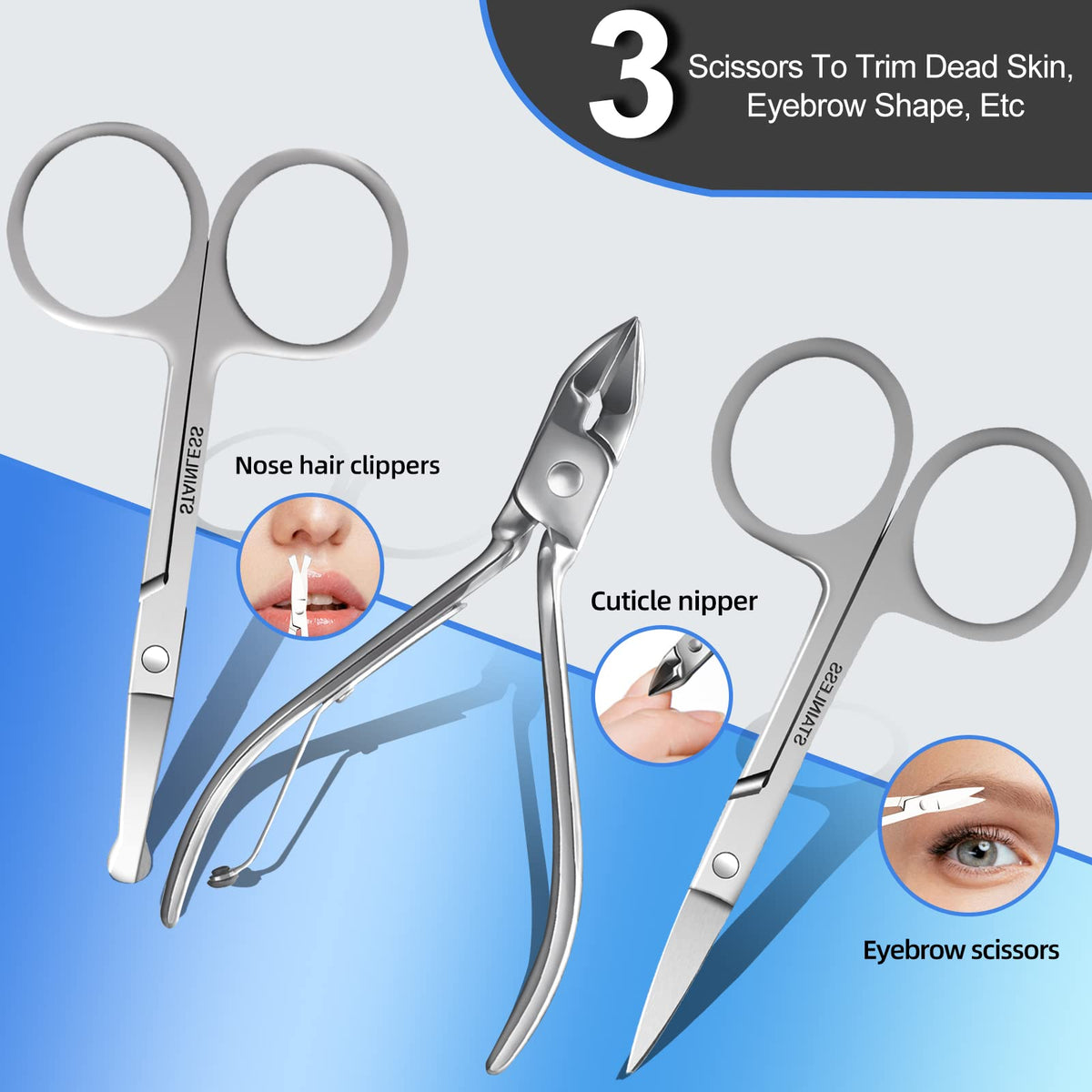 RedFlow nail files and buffers set presenting smooth finishing results