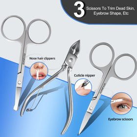 RedFlow nail files and buffers set presenting smooth finishing results