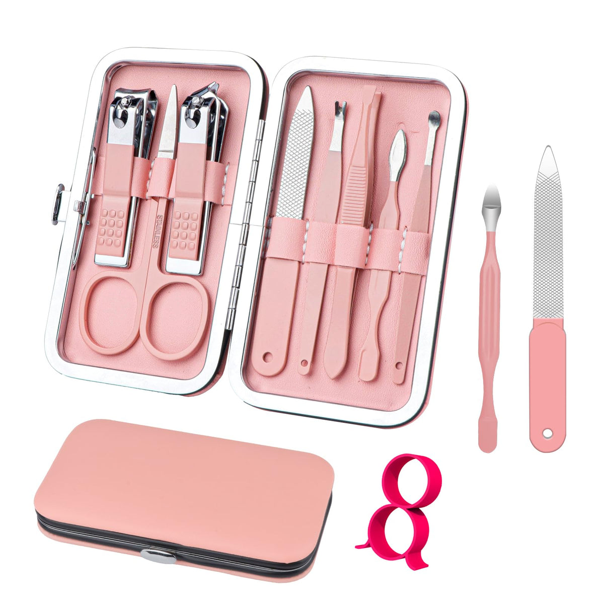 RedFlow hand holding kit showing compact size and travel convenience