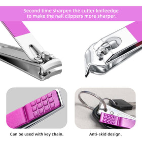 RedFlow thick nail file and cleaner close-up, upgraded durability benefit