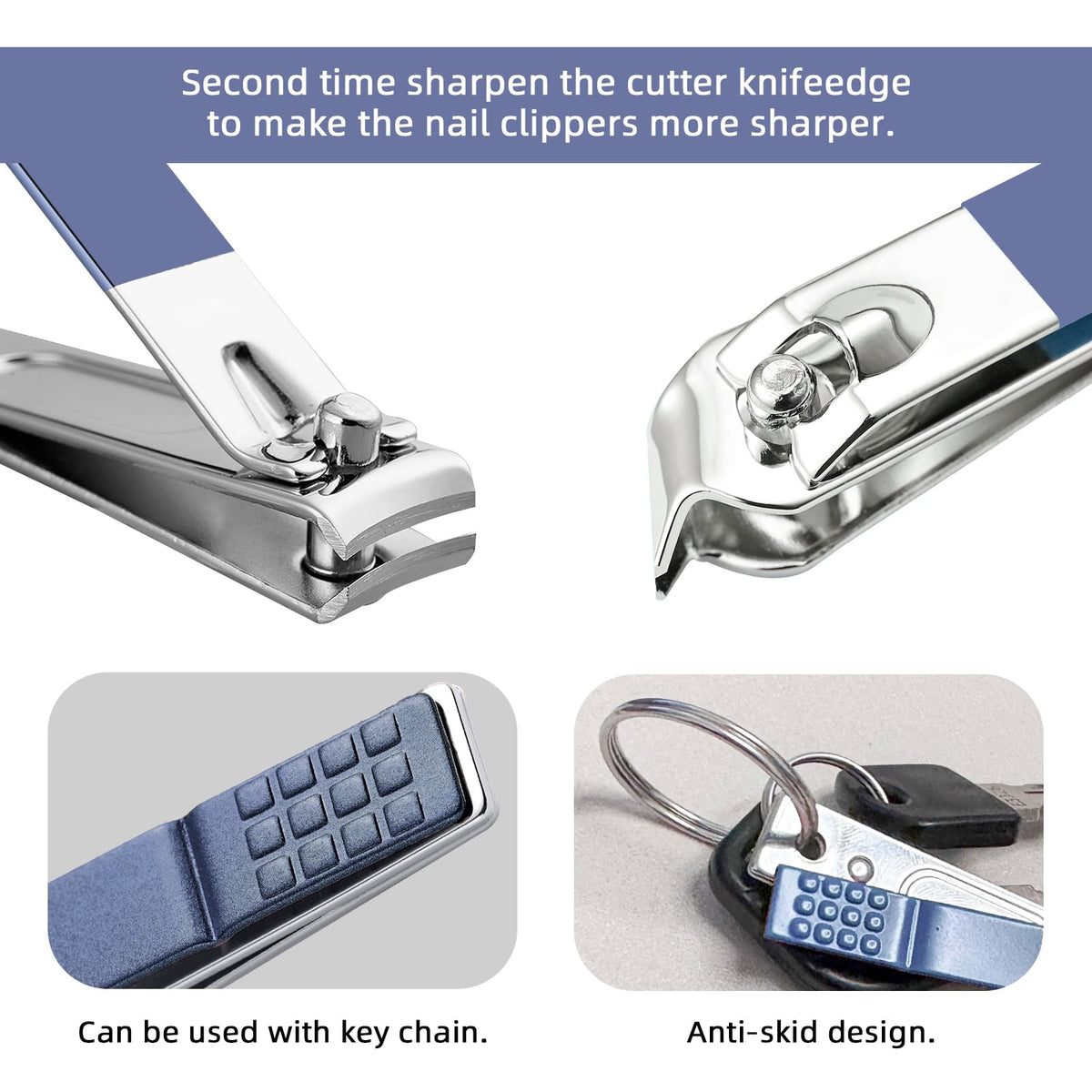 RedFlow toenail clipper detail showing robust cutting for thicker nails