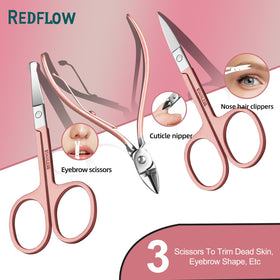 RedFlow tool handle texture close-up demonstrating ergonomic grip advantage