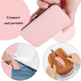 RedFlow tools placed inside a travel bag for easy grooming on trips