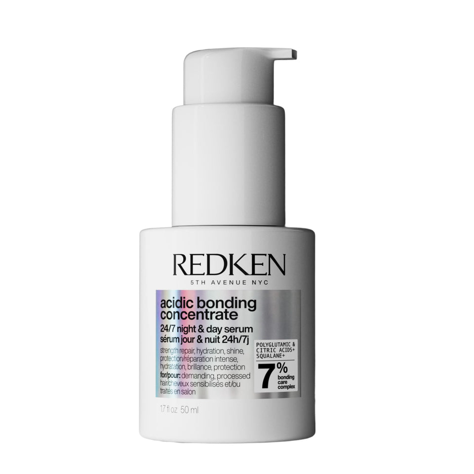 Redken front packaging showing product and size for quick identification and trust