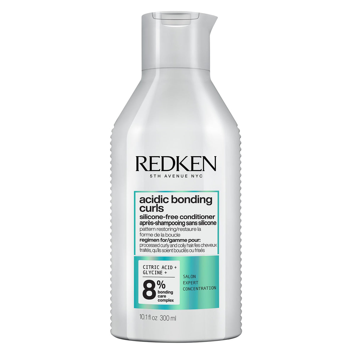 Redken front packaging showing conditioner and clear benefit of curl repair