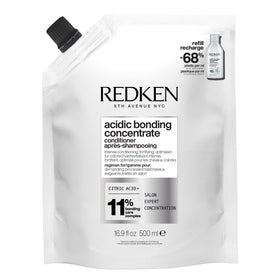 Redken front packaging shows label and benefits for strength repair