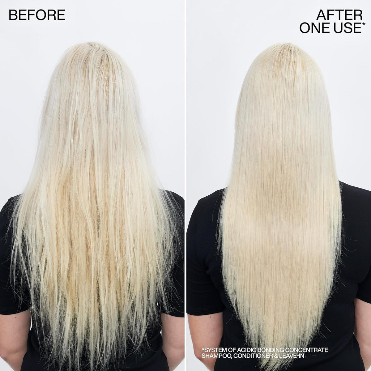 Redken acidic bonding shampoo lather in hand for effective cleansing