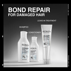 Redken used by stylist before heat styling for protection benefit