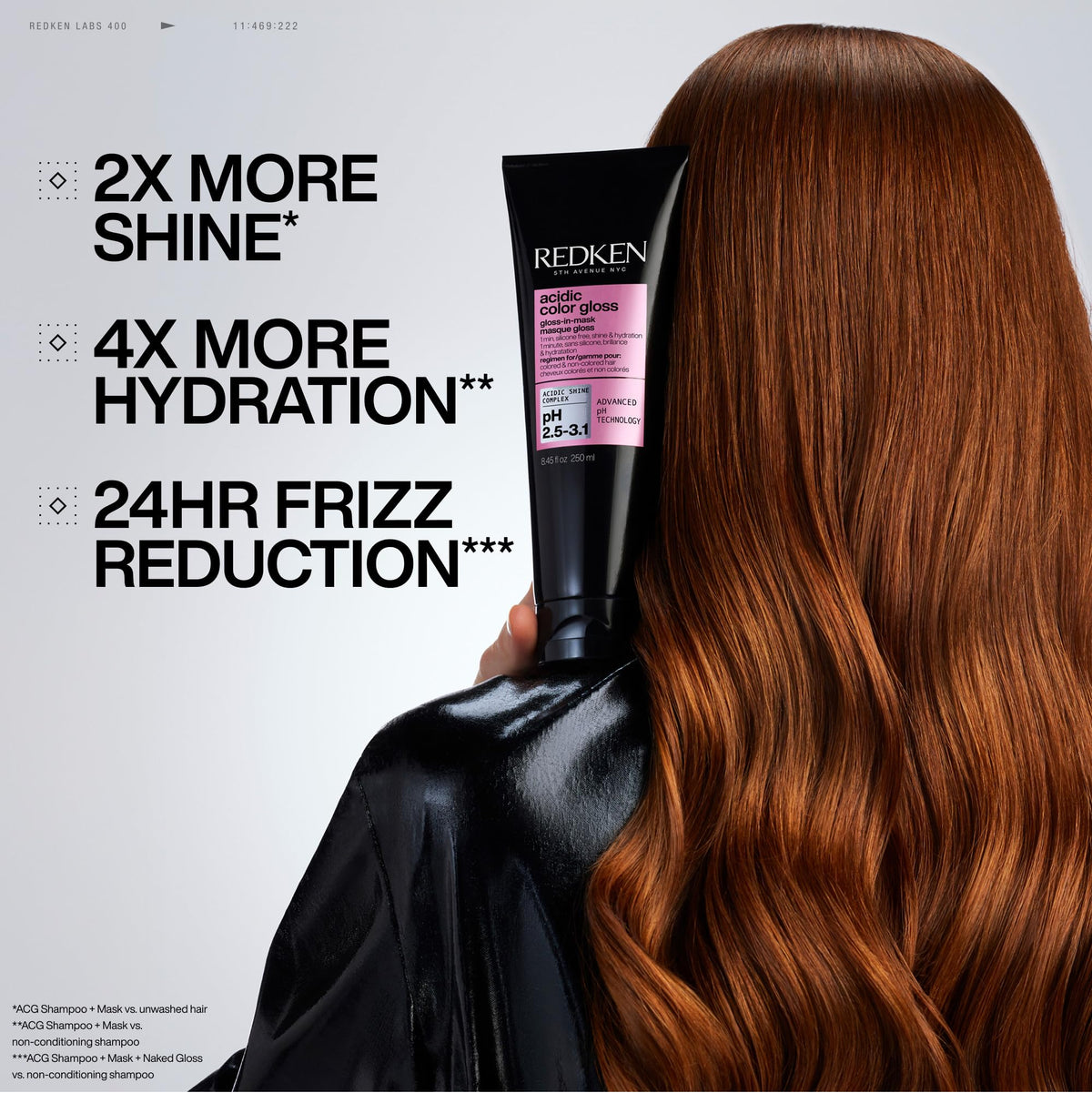 Redken 1 fl oz tube next to a coin showing travel-size convenience