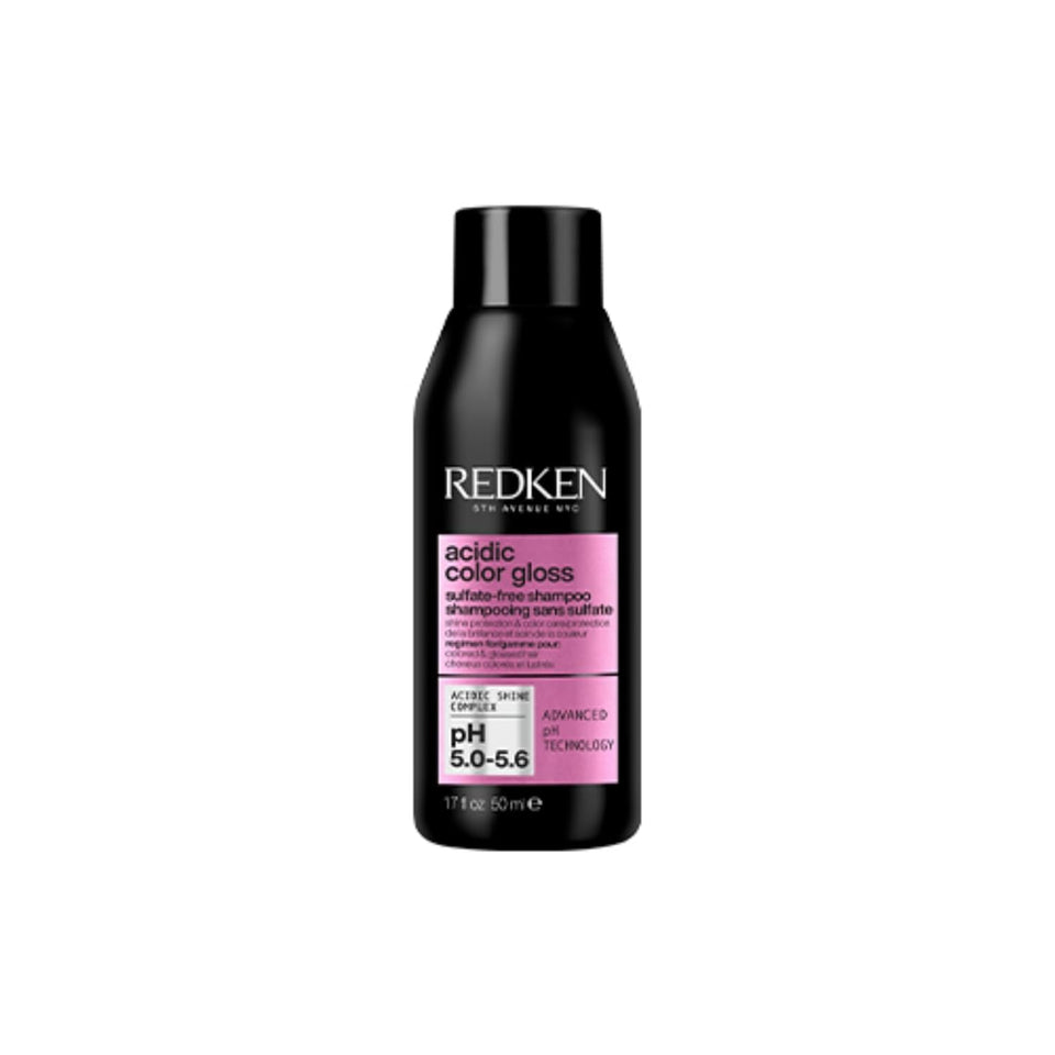 Redken front packaging showing bottle and label benefits