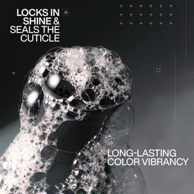 Redken back label of Acidic Color Gloss Shampoo with ingredient clarity