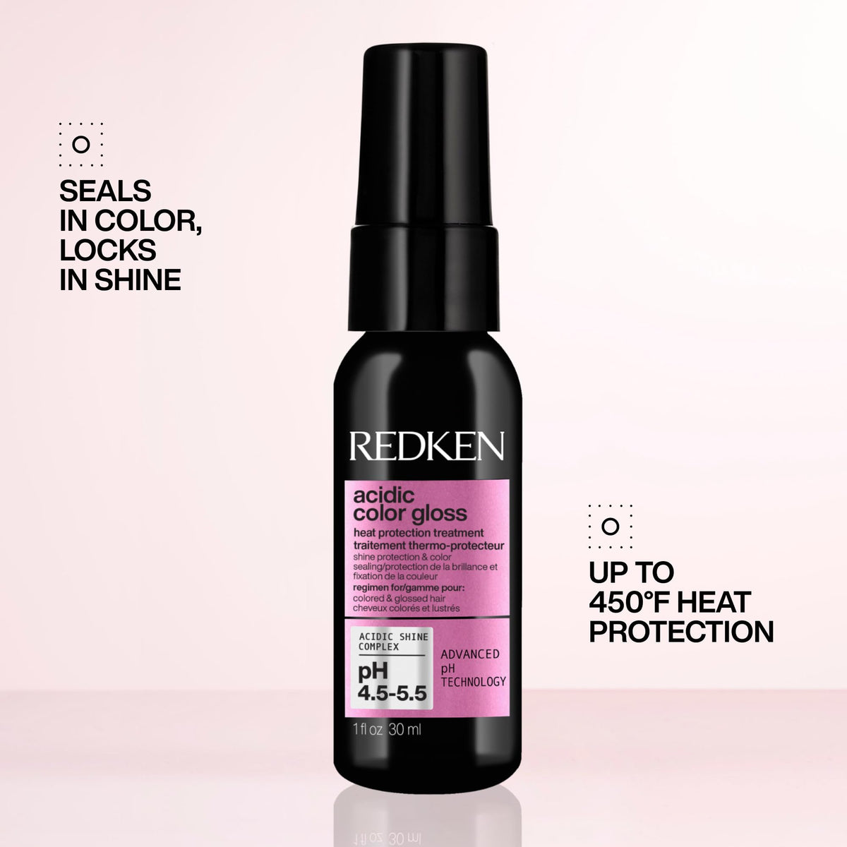 Redken spray nozzle detail demonstrating easy application and even coverage
