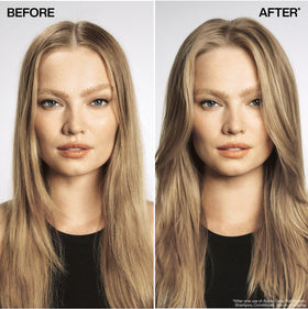 Redken serum dropper dispensing one drop demonstrating controlled application benefit