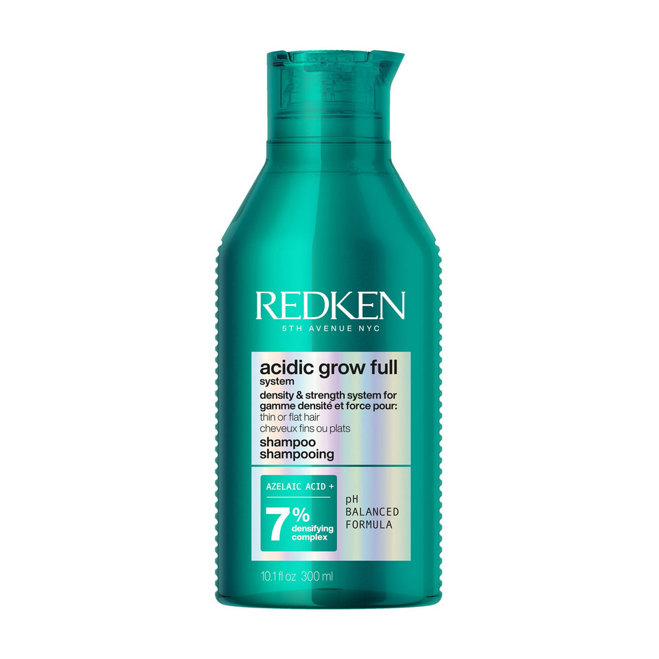 Redken front packaging showing product and size, communicates trusted brand