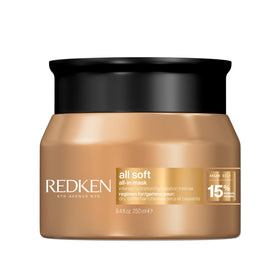 Redken All Soft jar front view showing product and hydration benefit
