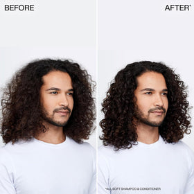 Redken conditioner on bathroom shelf styled for daily routine convenience